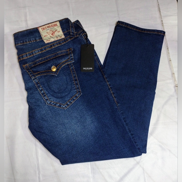 True Religion Geno Big T Snap Relax Slim Men's jeans NWT $199 - Picture 6 of 7
